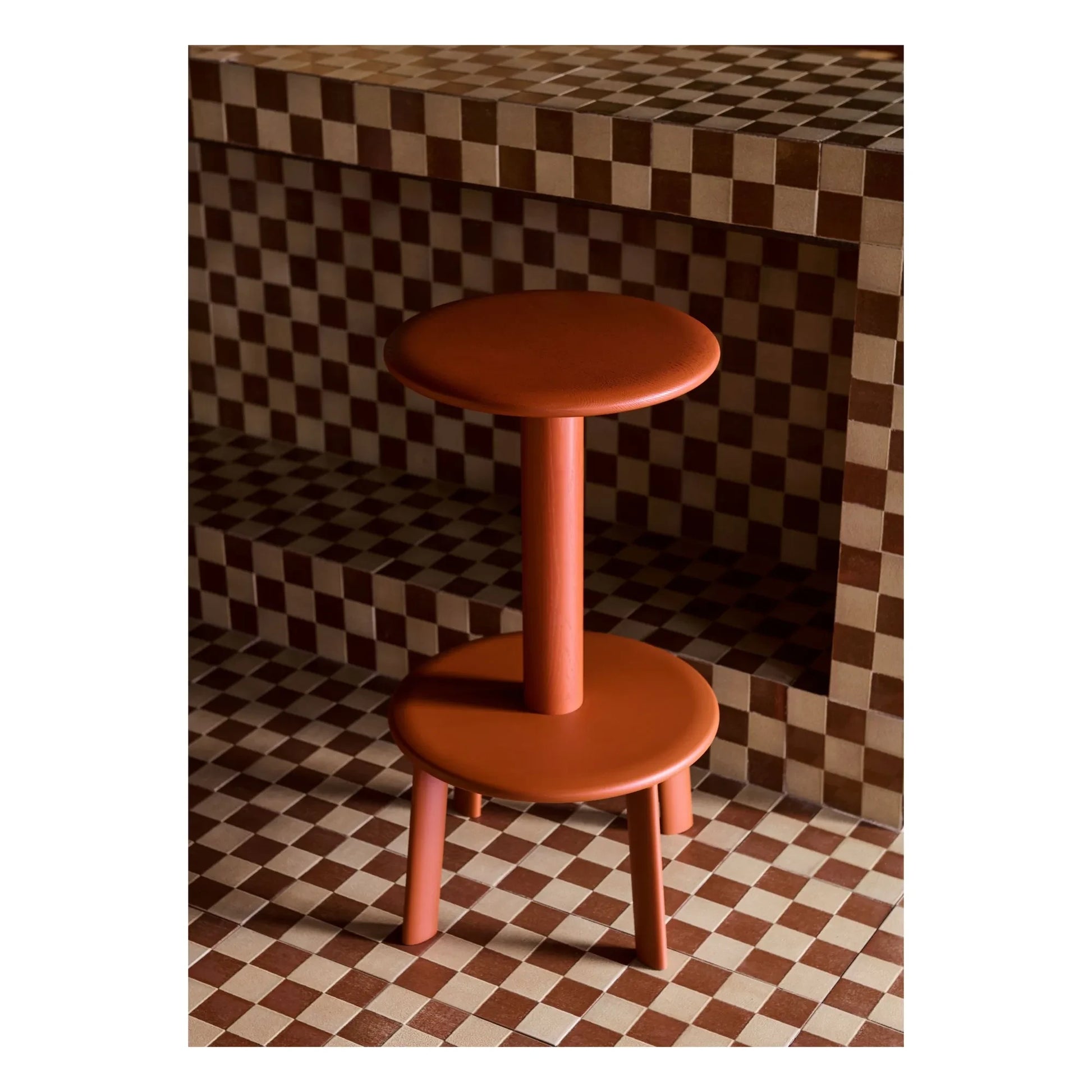 & Tradition - Solid Stool AV40 75 cm, Anderssen &amp; Voll | Red