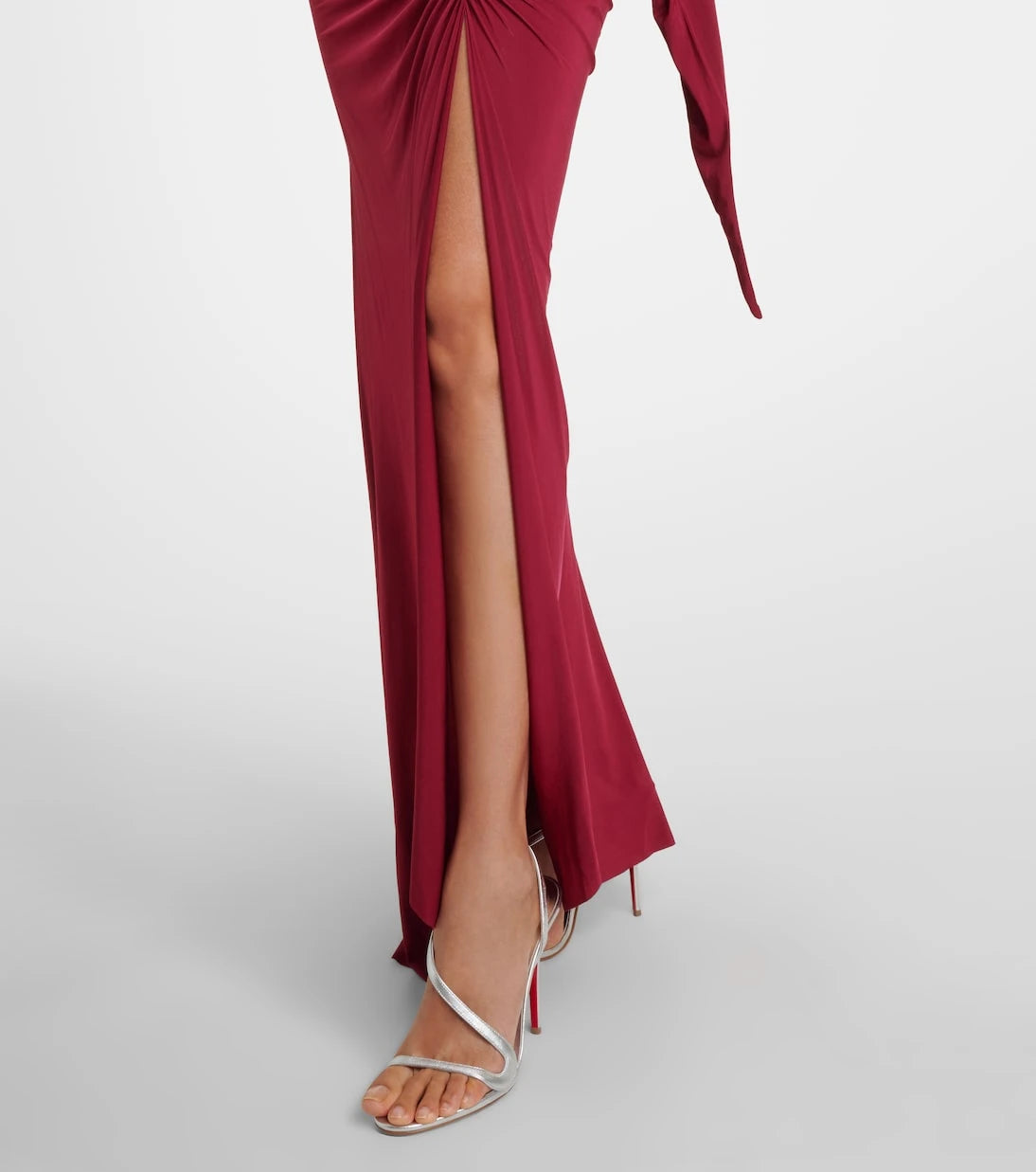 Alex Perry - Asymmetric gathered jersey gown