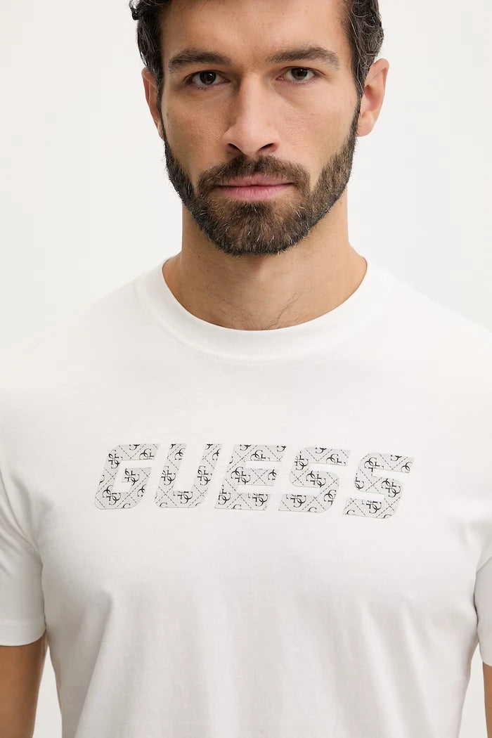 Pamuklu tişört Guess MASKA