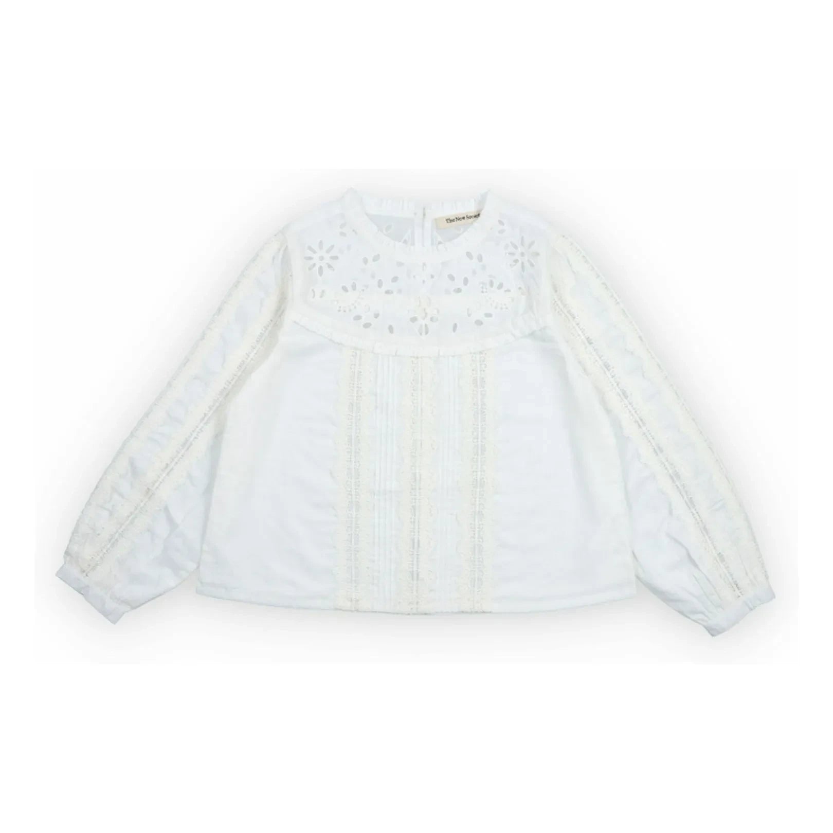 the new society - Dahlia blouse | White