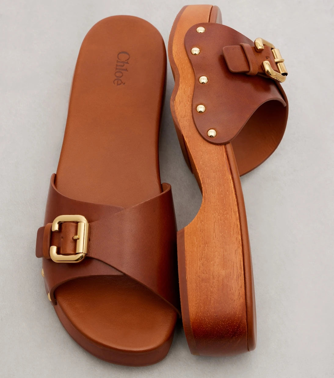 Chloé - Jeannette leather mules