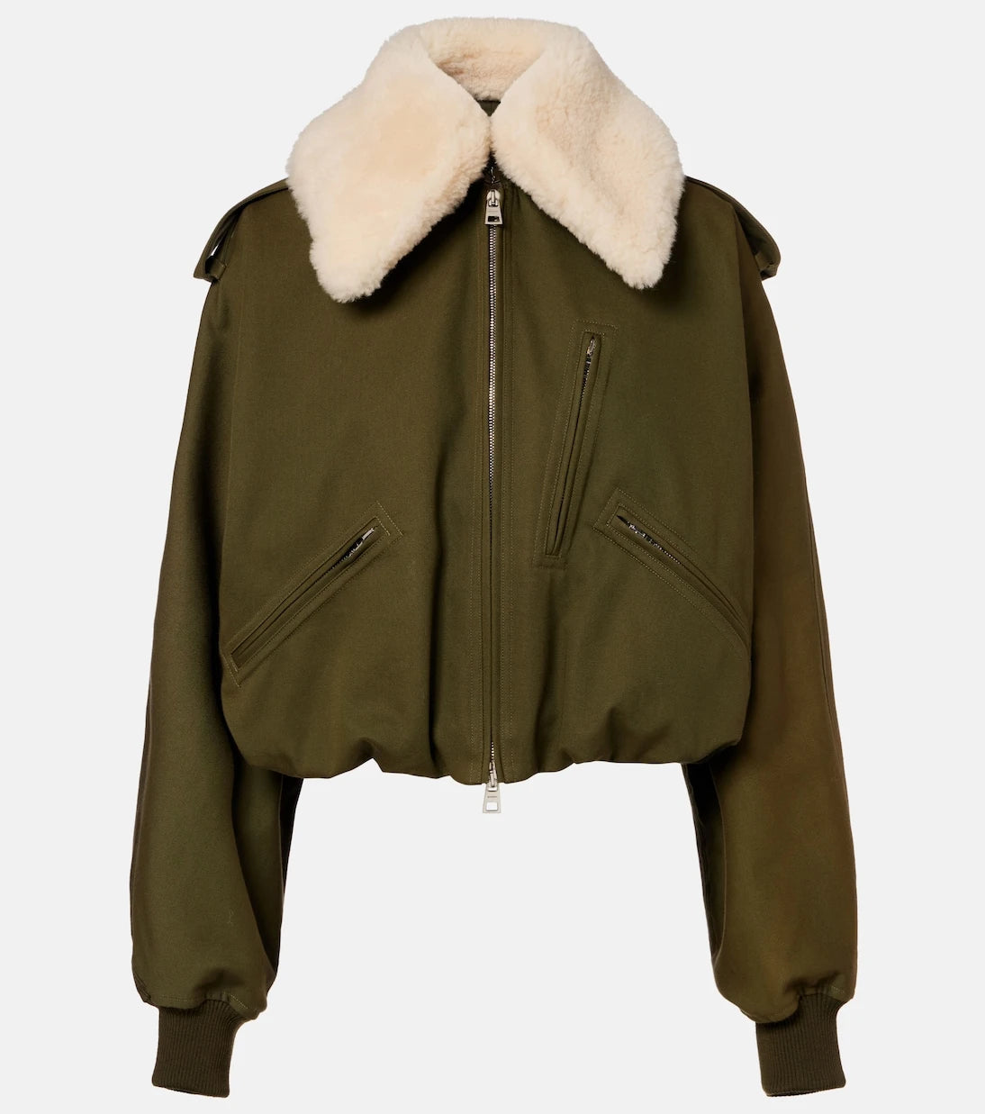 Givenchy - Shearling-trimmed jacket