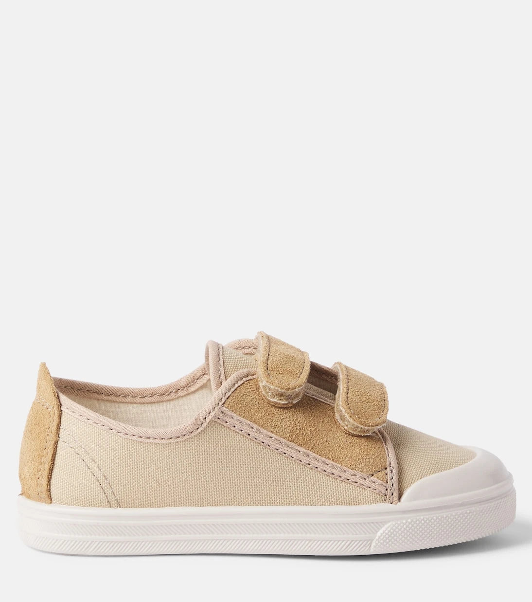 Il Gufo - Suede-trimmed canvas sneakers