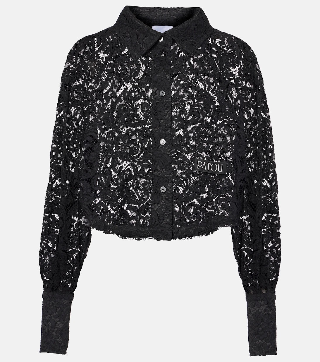 Patou - Cropped lace blouse