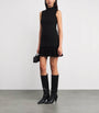 Claudie Pierlot Black Wool-Blend Rollneck Mini Dress
