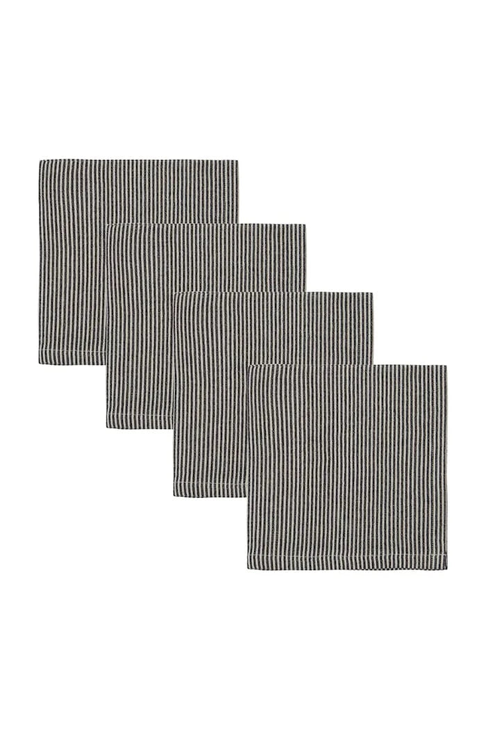 House Doctor HDBlock Pamuklu Peçete Seti 40 x 40 cm (4'lü)