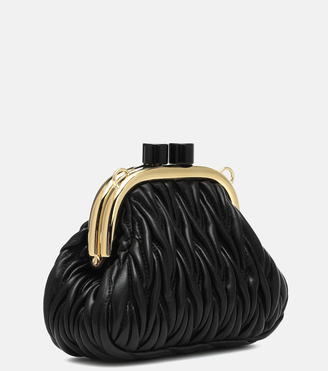 Miu Miu - Miu Belle Mini matelassé leather clutch