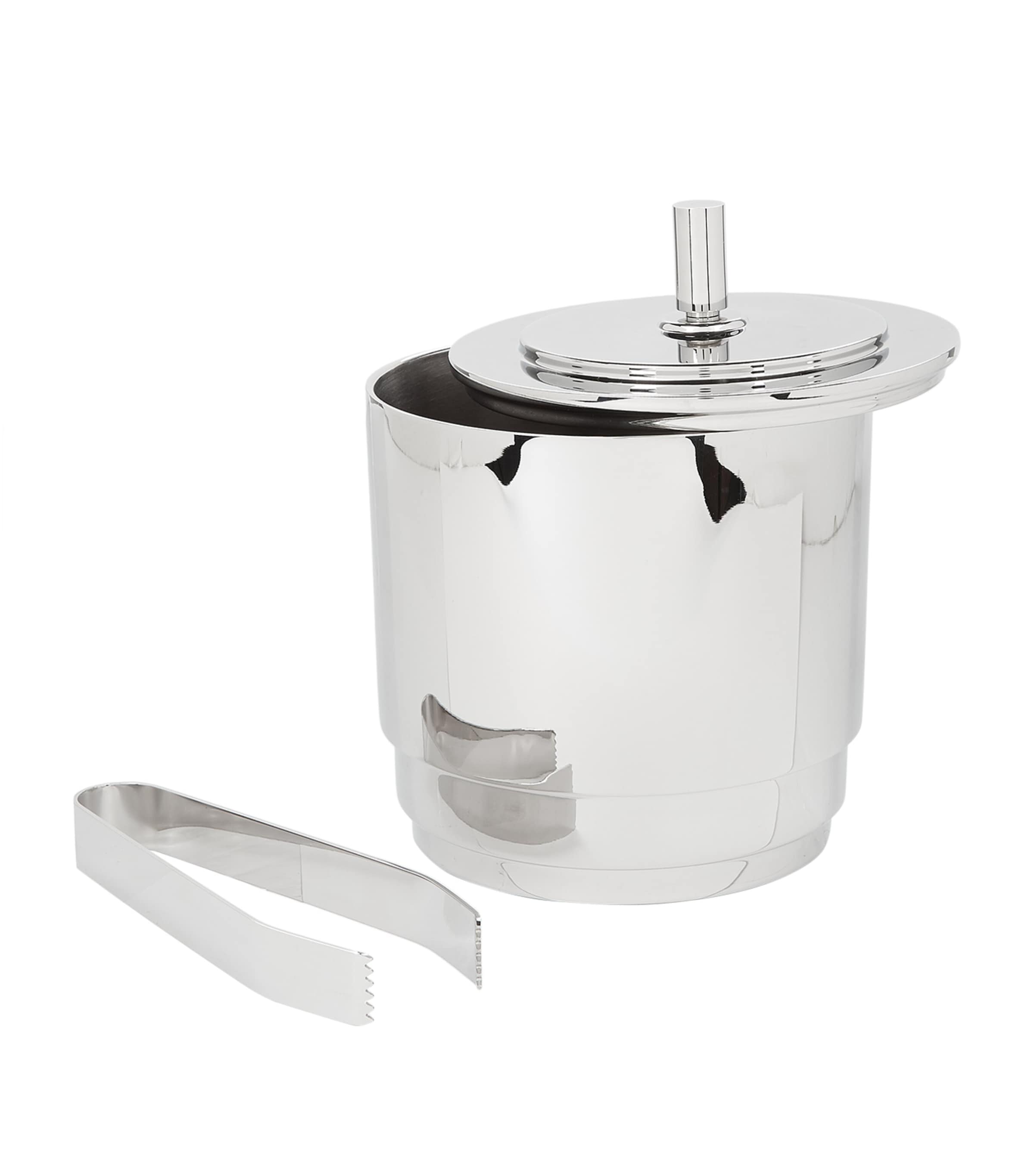 Manhattan Ice Bucket With Tongs