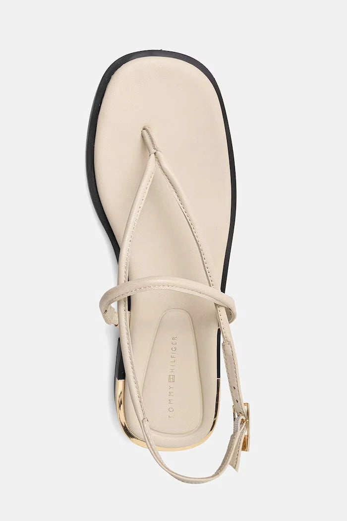 Tommy Hilfiger Kadın Deri Sandalet GOLD HEEL DRESSY SANDAL