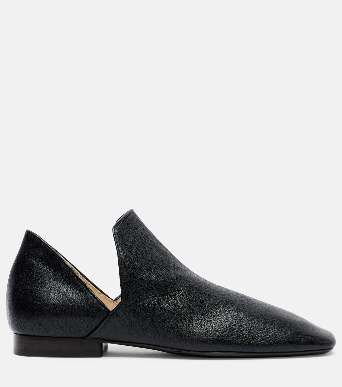 Lemaire - D'Orsay leather ankle boots