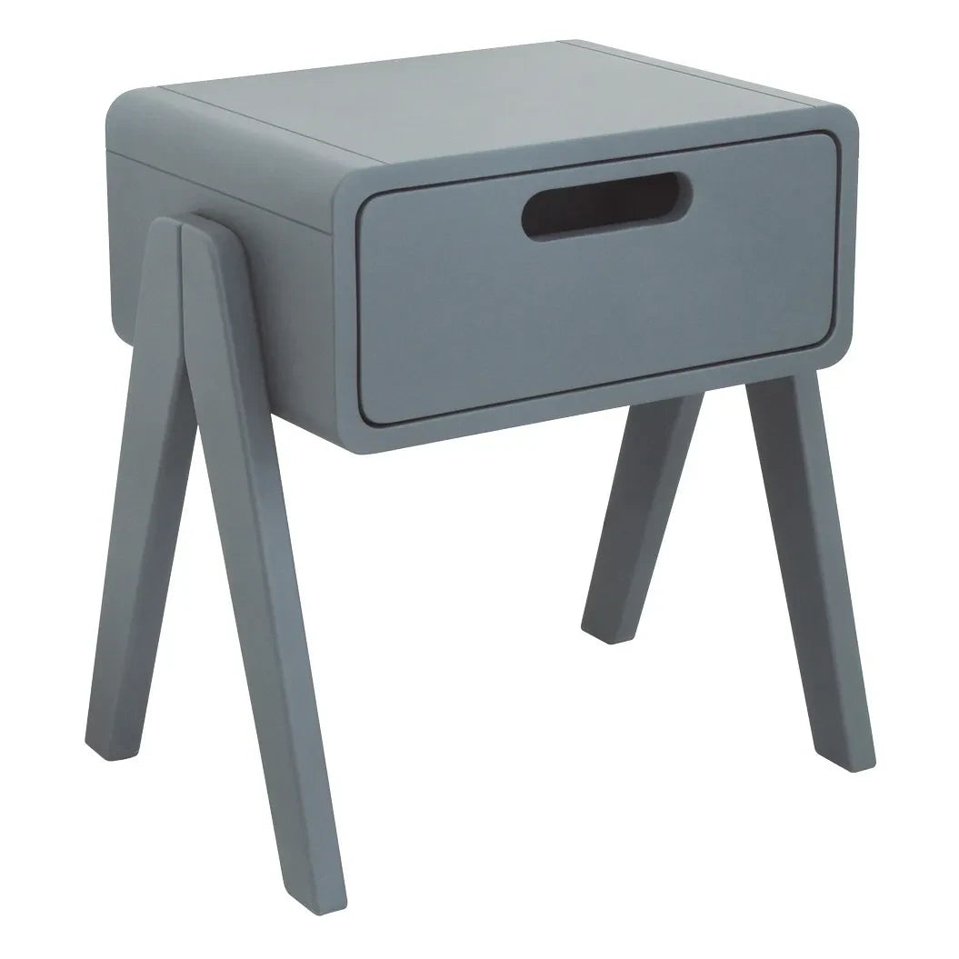 Laurette - Little Robot bedside table - dark grey | Mid grey