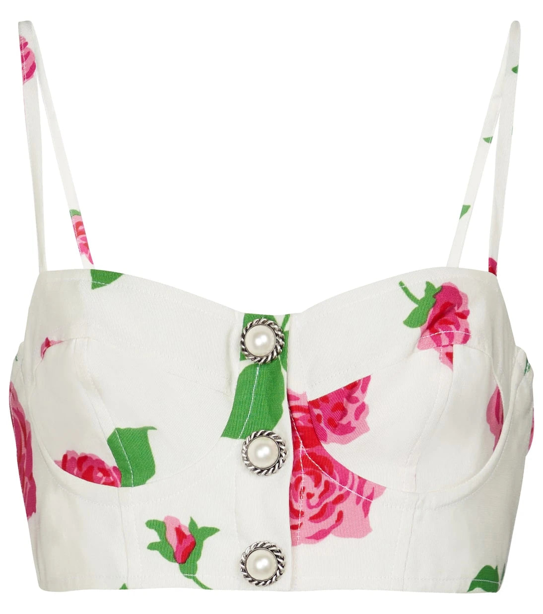 Alessandra Rich - Floral bralette