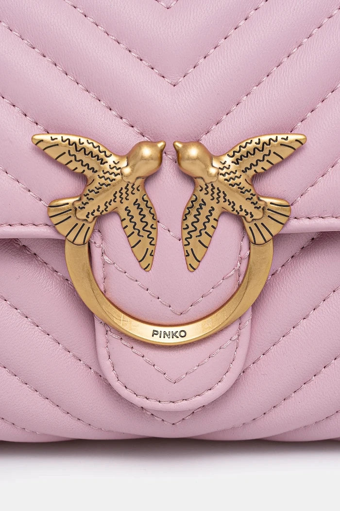 Pinko kadın deri crossbody çanta