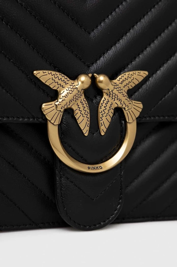 Pinko kadın deri crossbody çanta