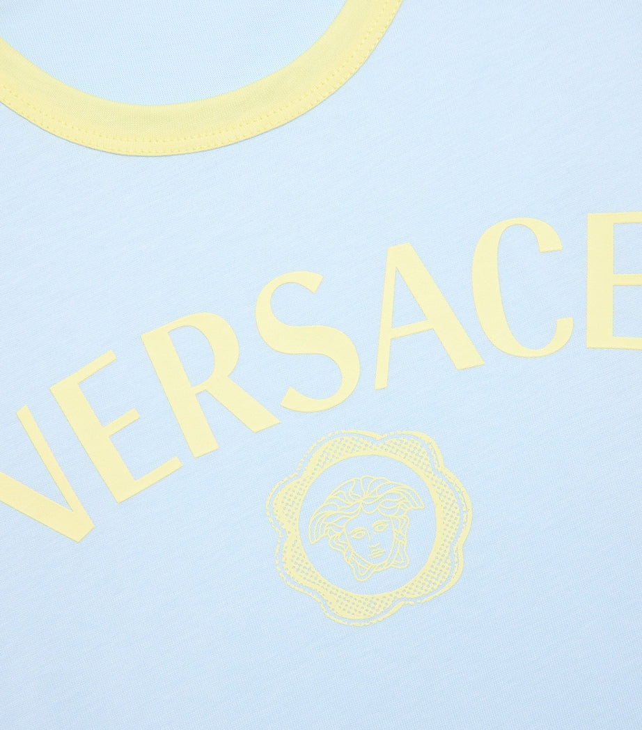 Versace Kids Cotton Medusa Logo T-Shirt (6-14 Years)