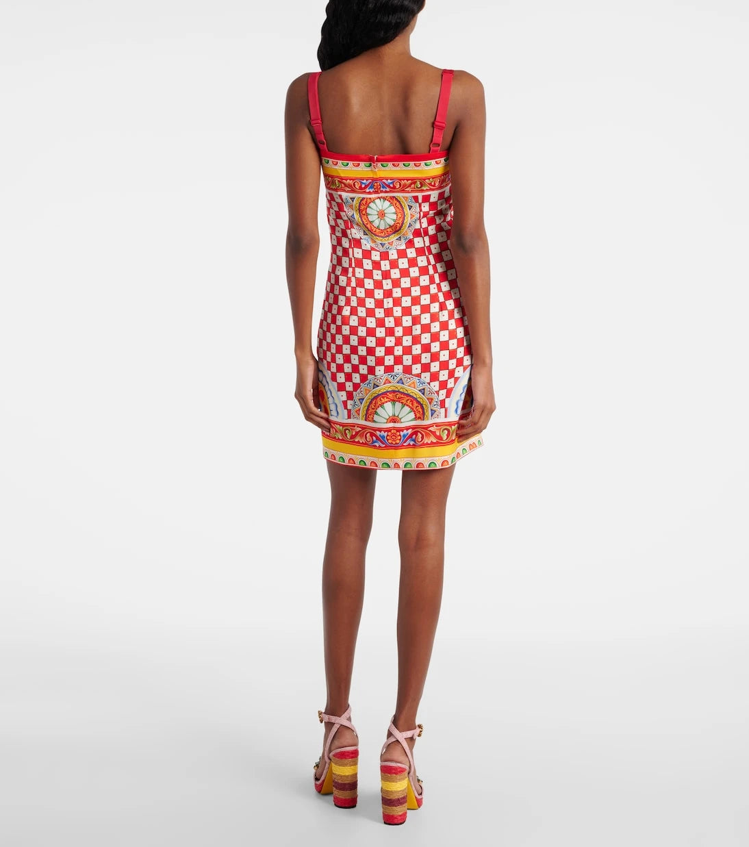 Dolce&Gabbana - Taormina printed silk-blend minidress