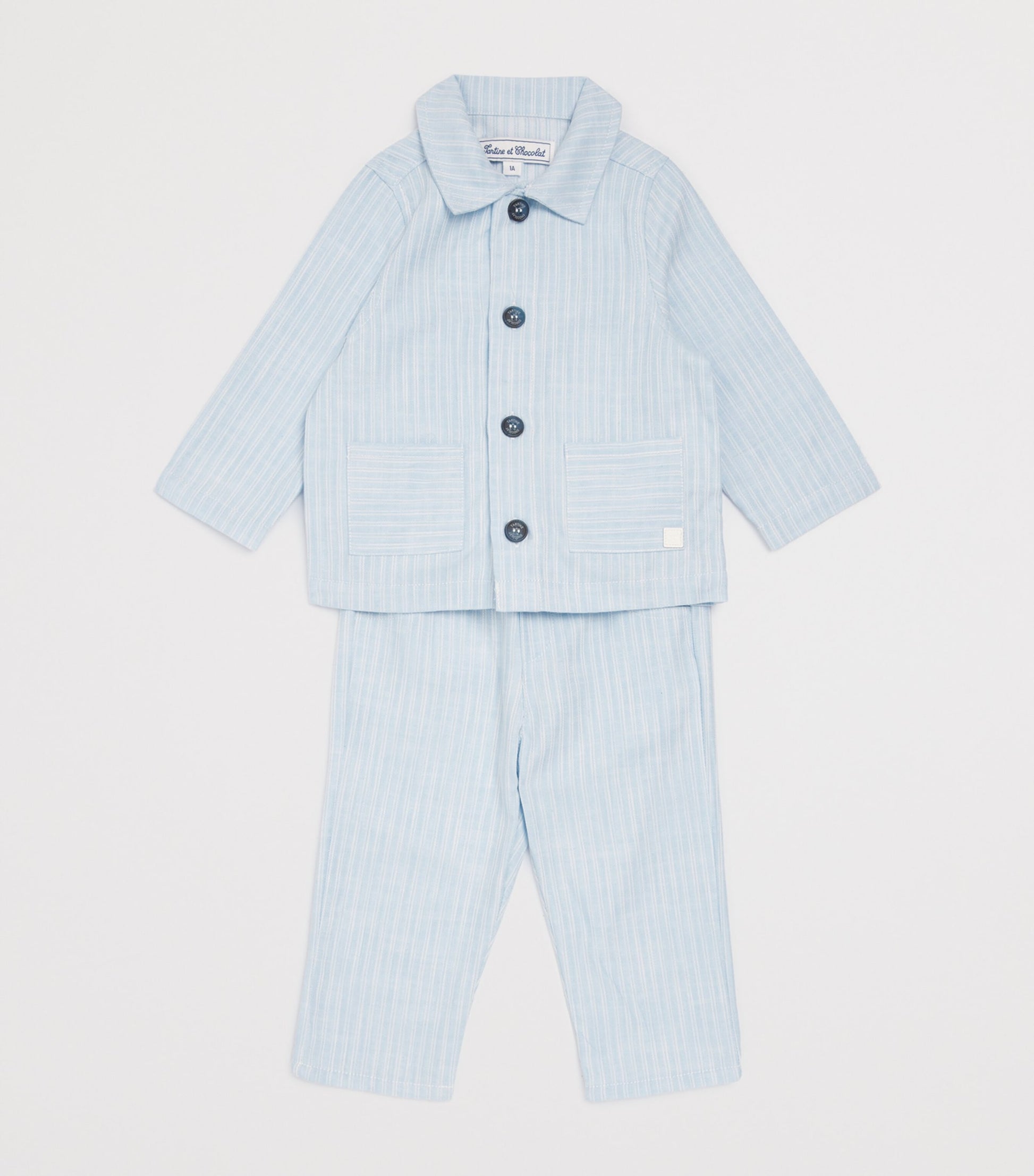 Stripe Button-Up Jacket (3 Months-4 Years)