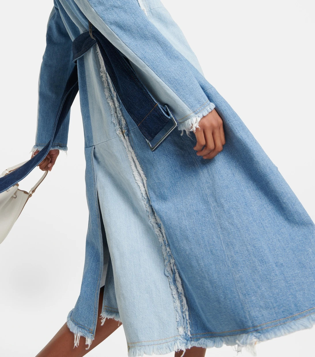 Tod's - Belted denim coat