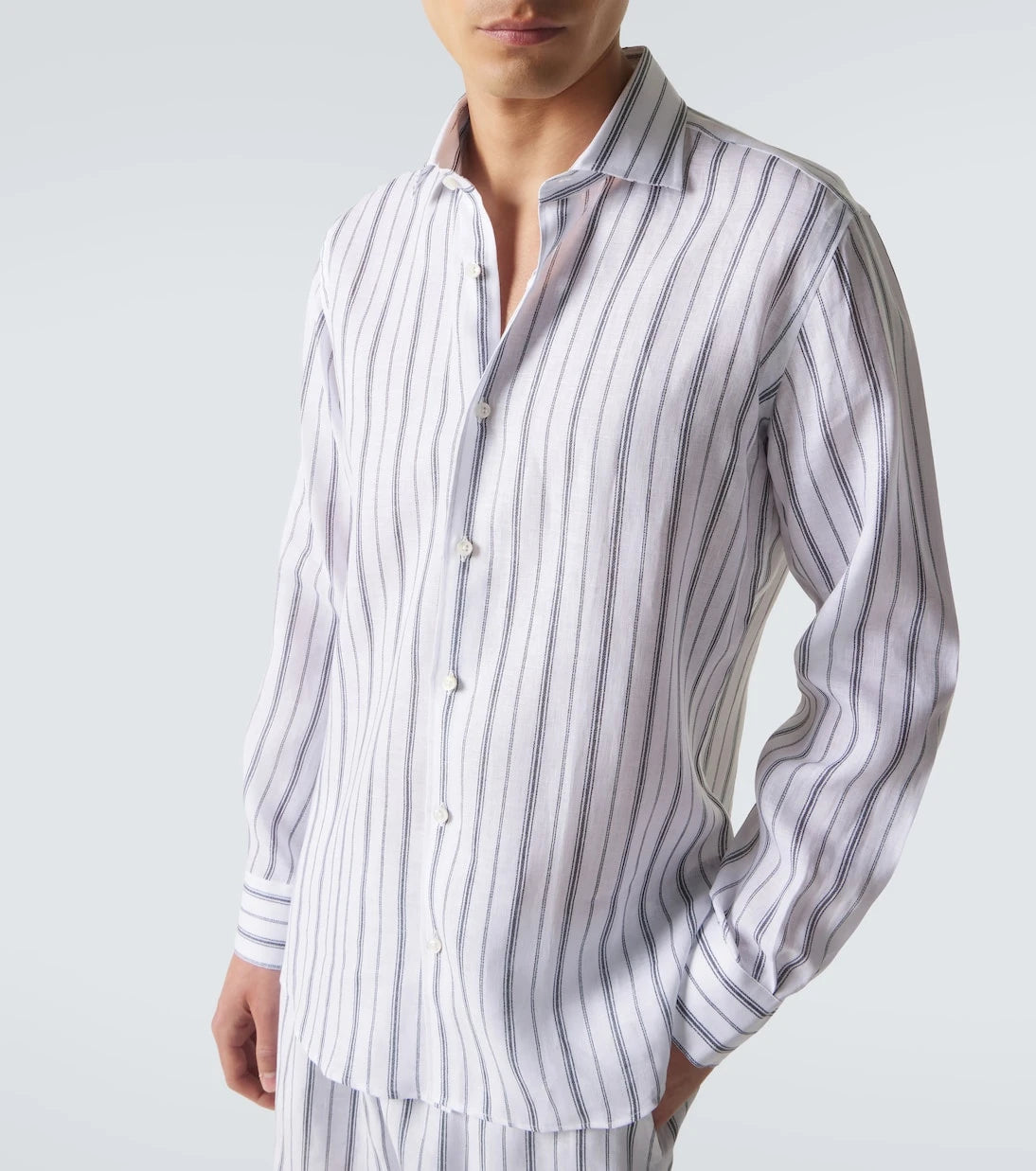 Fedeli - Striped linen shirt