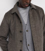 Grey Wool-Cashmere Cardigan
