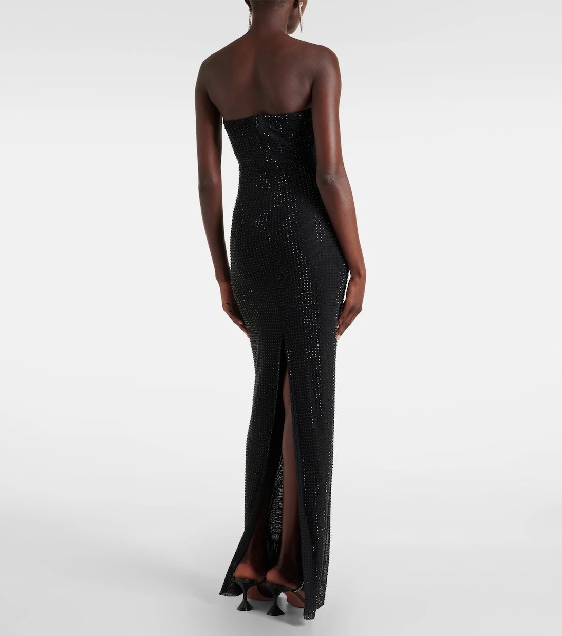 Self-Portrait - Embellished strapless gown