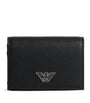 Emporio Armani Leather Eagle Card Holder