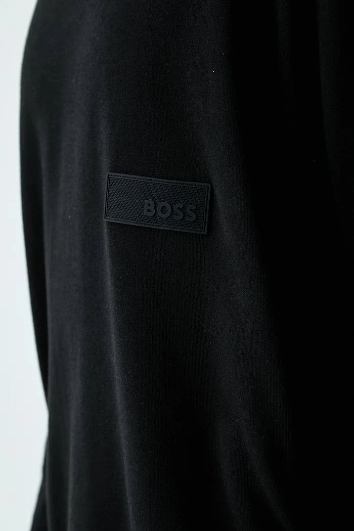 BOSS Green erkek pamuklu kapüşonlu sweatshirt SW_Hoodie