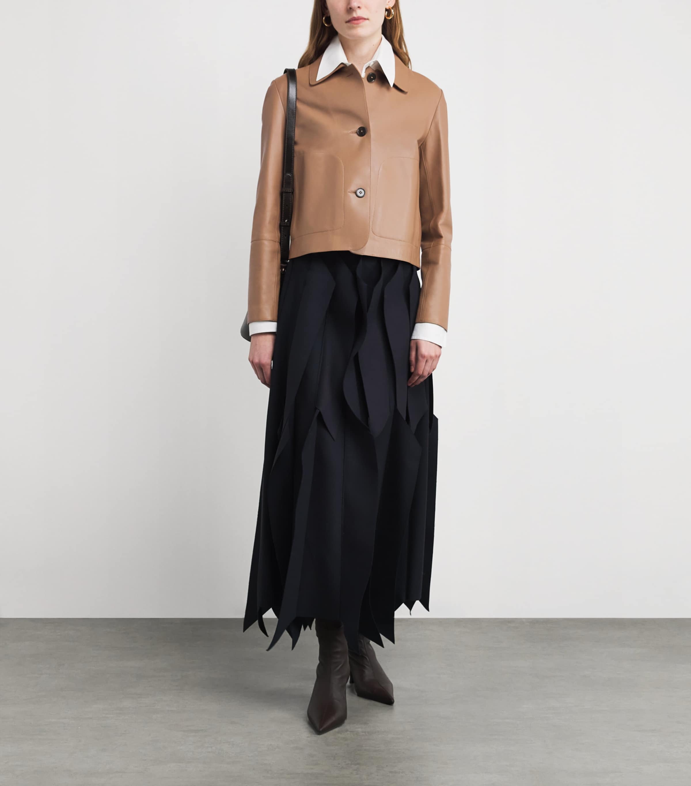 Arma Brown EMY Leather Jacket