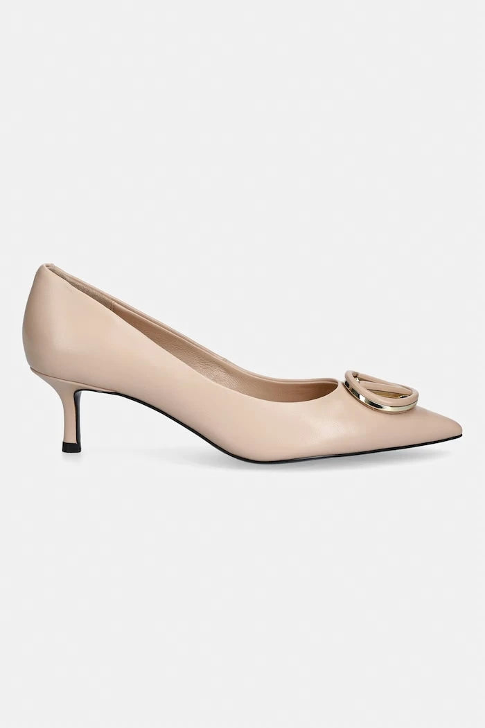 Valentino обувки с ток от кожа VALENTINE