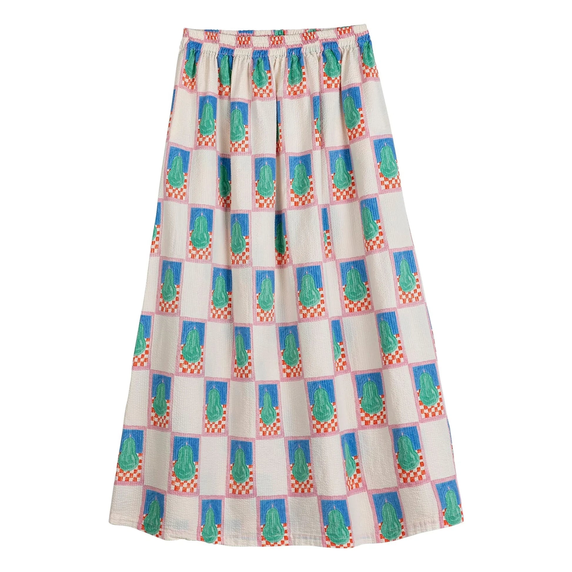 Bobo Choses - Cotton Flared Pear Skirt | Cream
