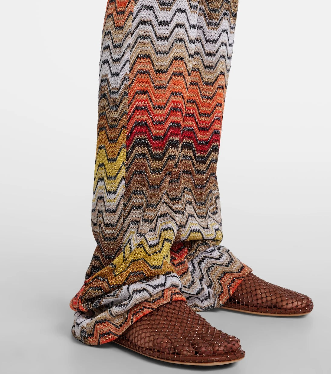 Missoni - Wave lamé slim pants