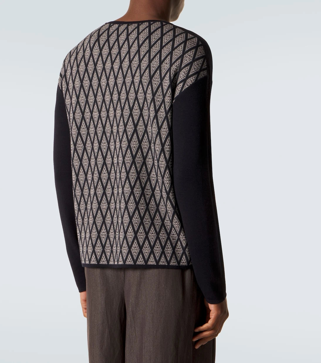 Giorgio Armani - Wool and cashmere jacquard sweater