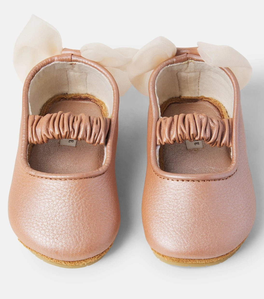 Donsje - Baby Luyax metallic leather ballet flats