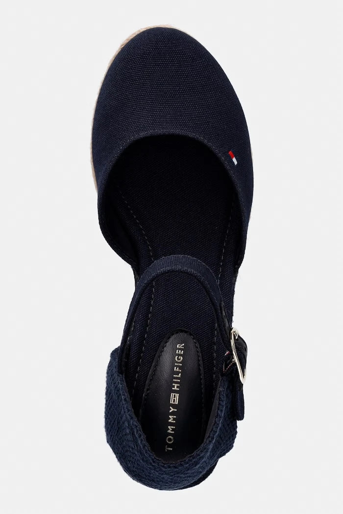 Tommy Hilfiger Kadın Espadril MID WEDGE ESPAD CLOSED TOE