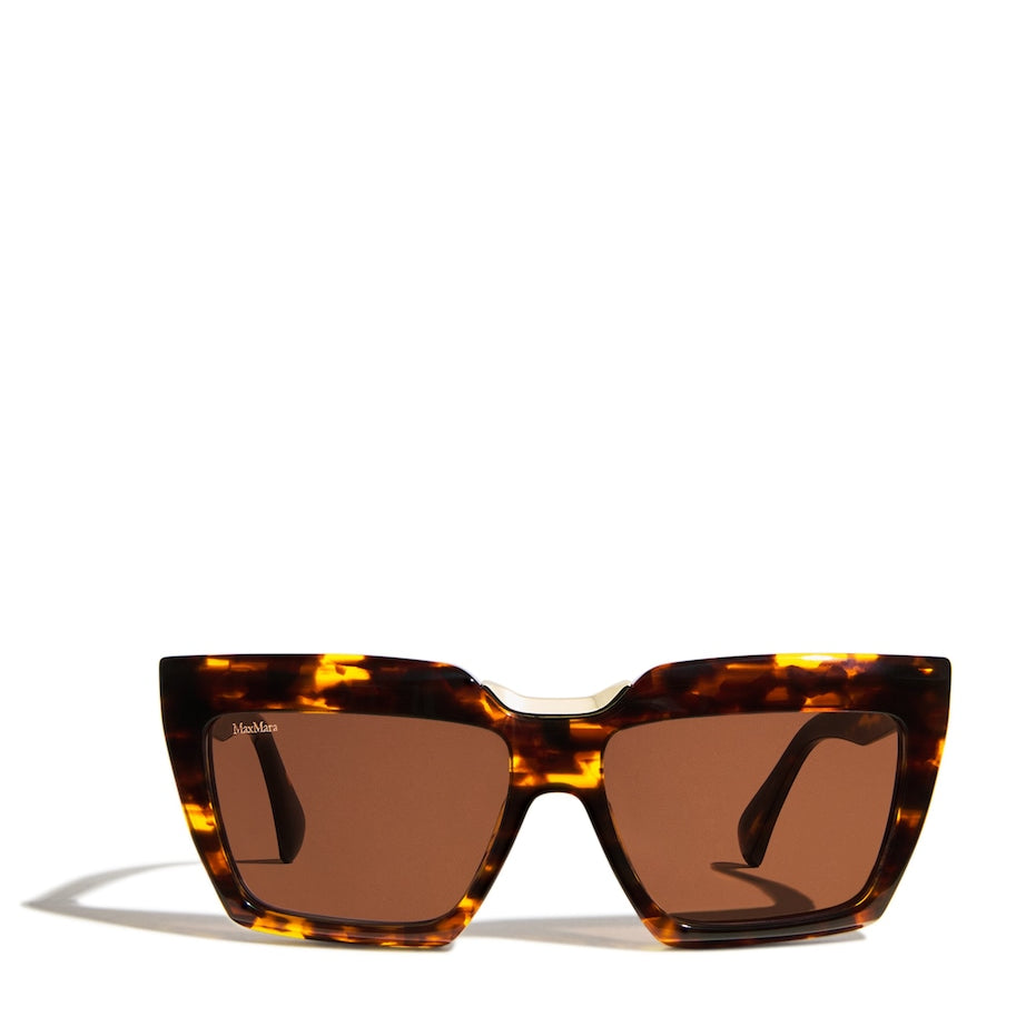 Max Mara Brown Acetate Cat-Eye SPARK7 Sunglasses