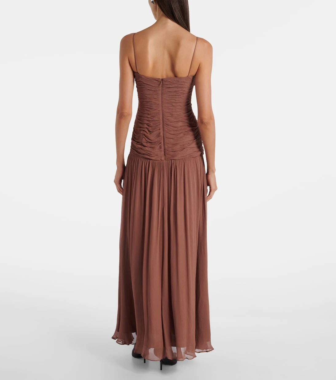 Staud - Dalton gathered ruched maxi dress