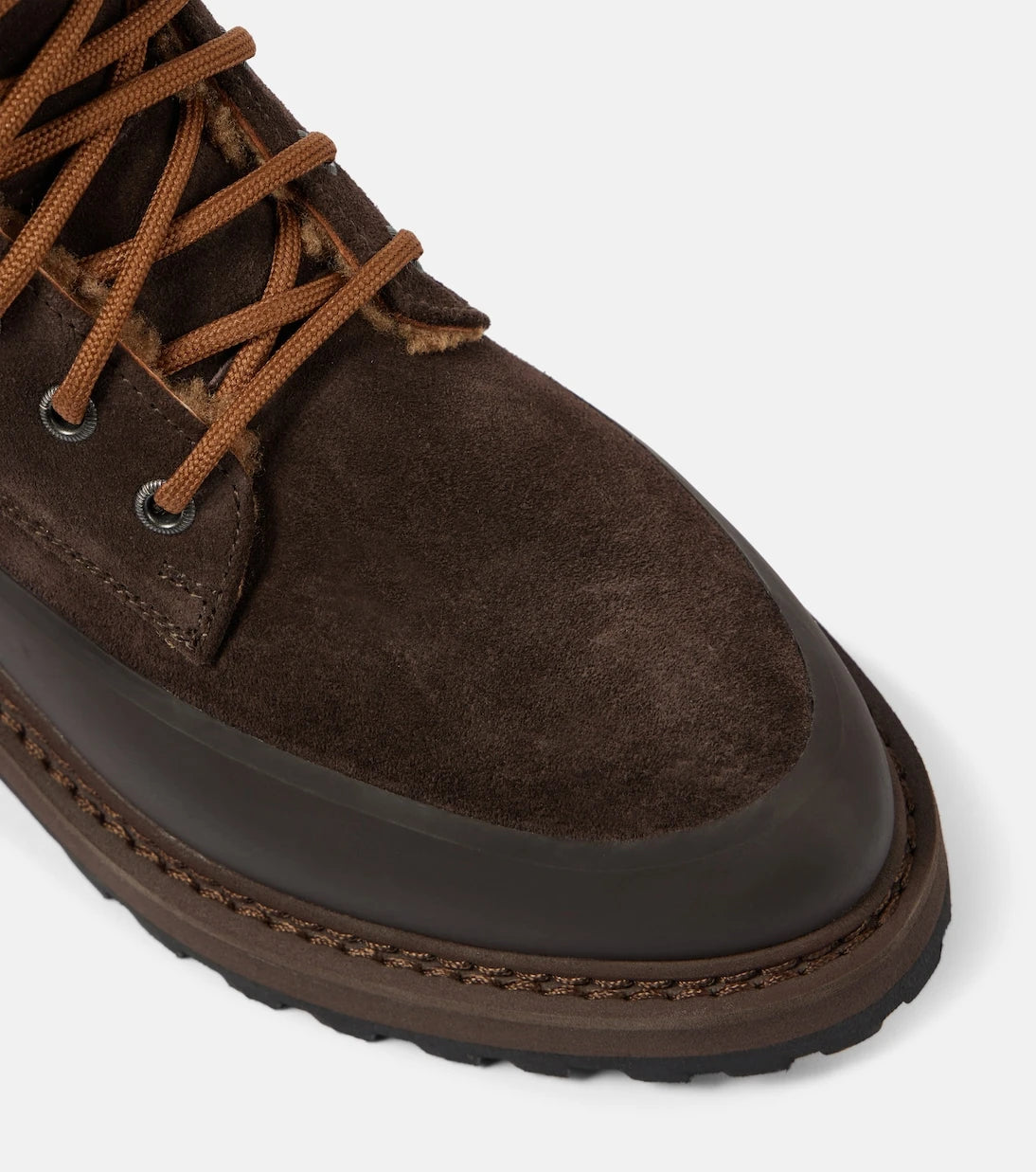Le Monde Béryl - Dolomite suede lace-up boots