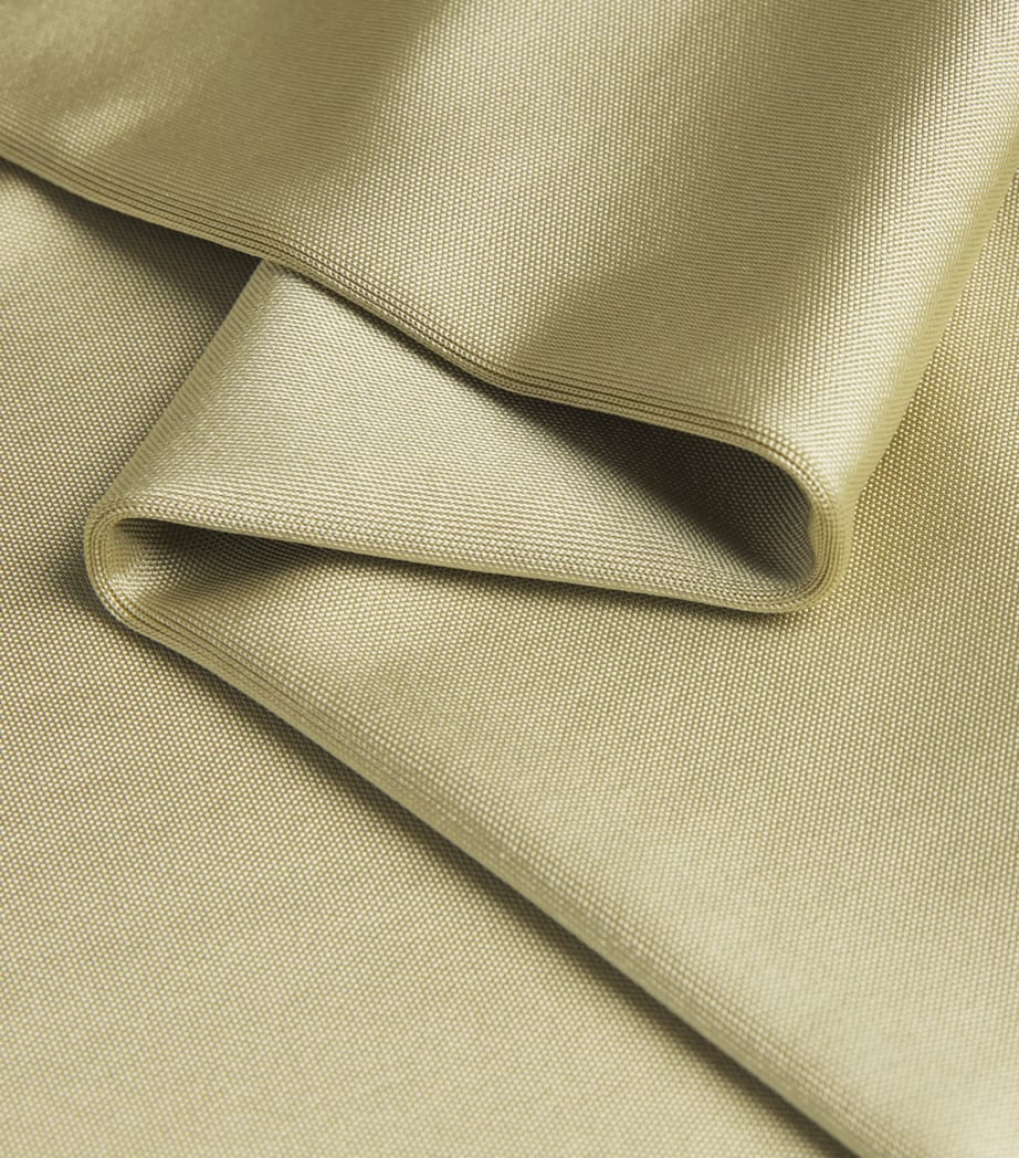 Victoria Beckham Green Slash-Detail Top