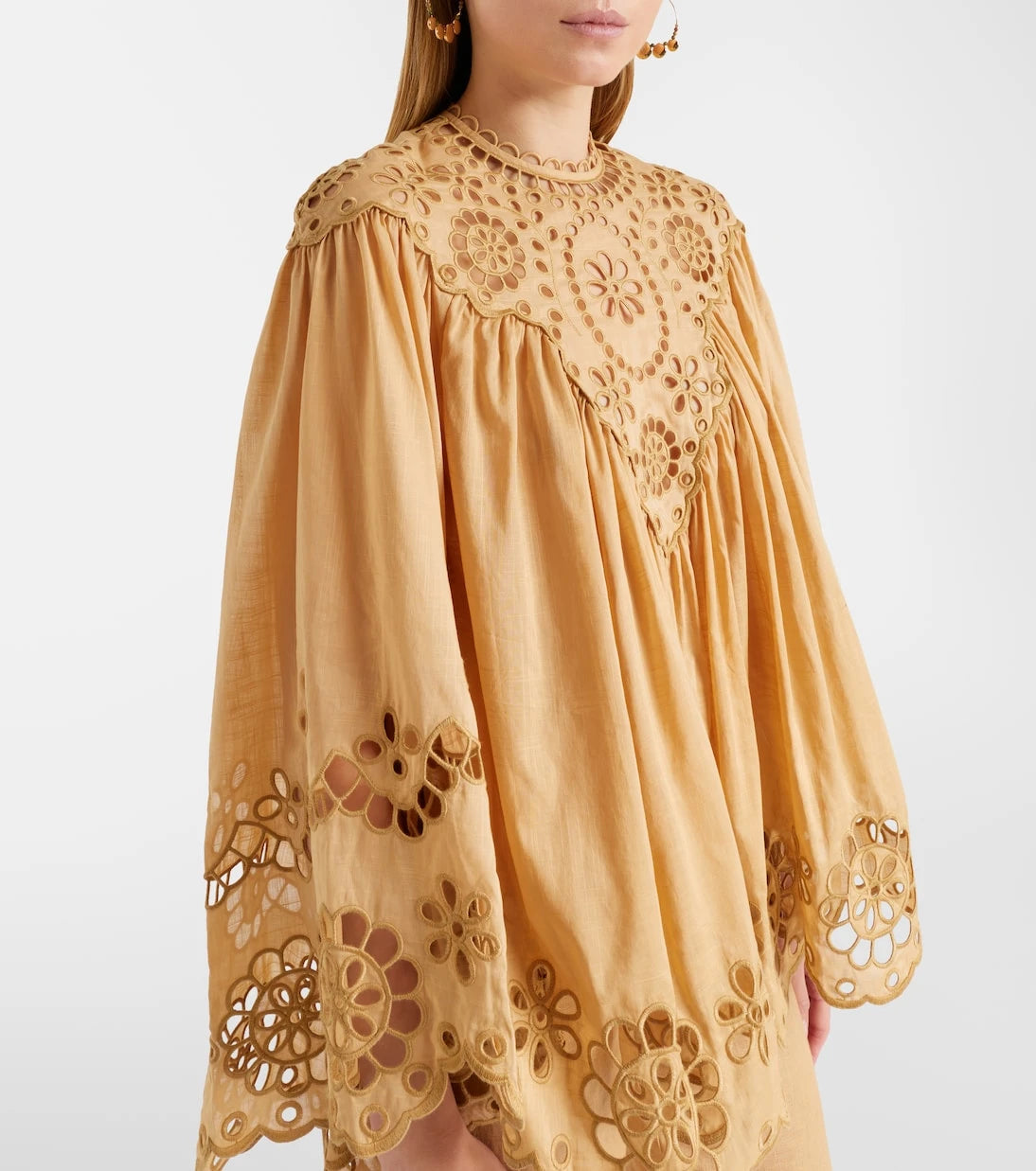 Zimmermann - Awaken broderie anglaise cotton blouse