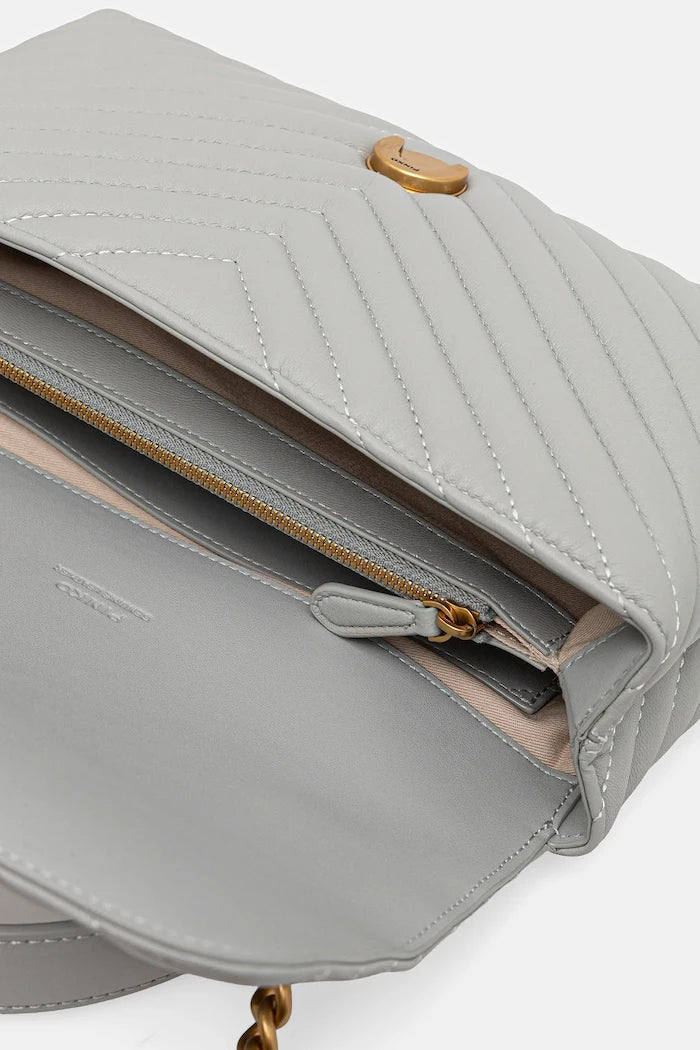 Pinko kadın deri crossbody çanta
