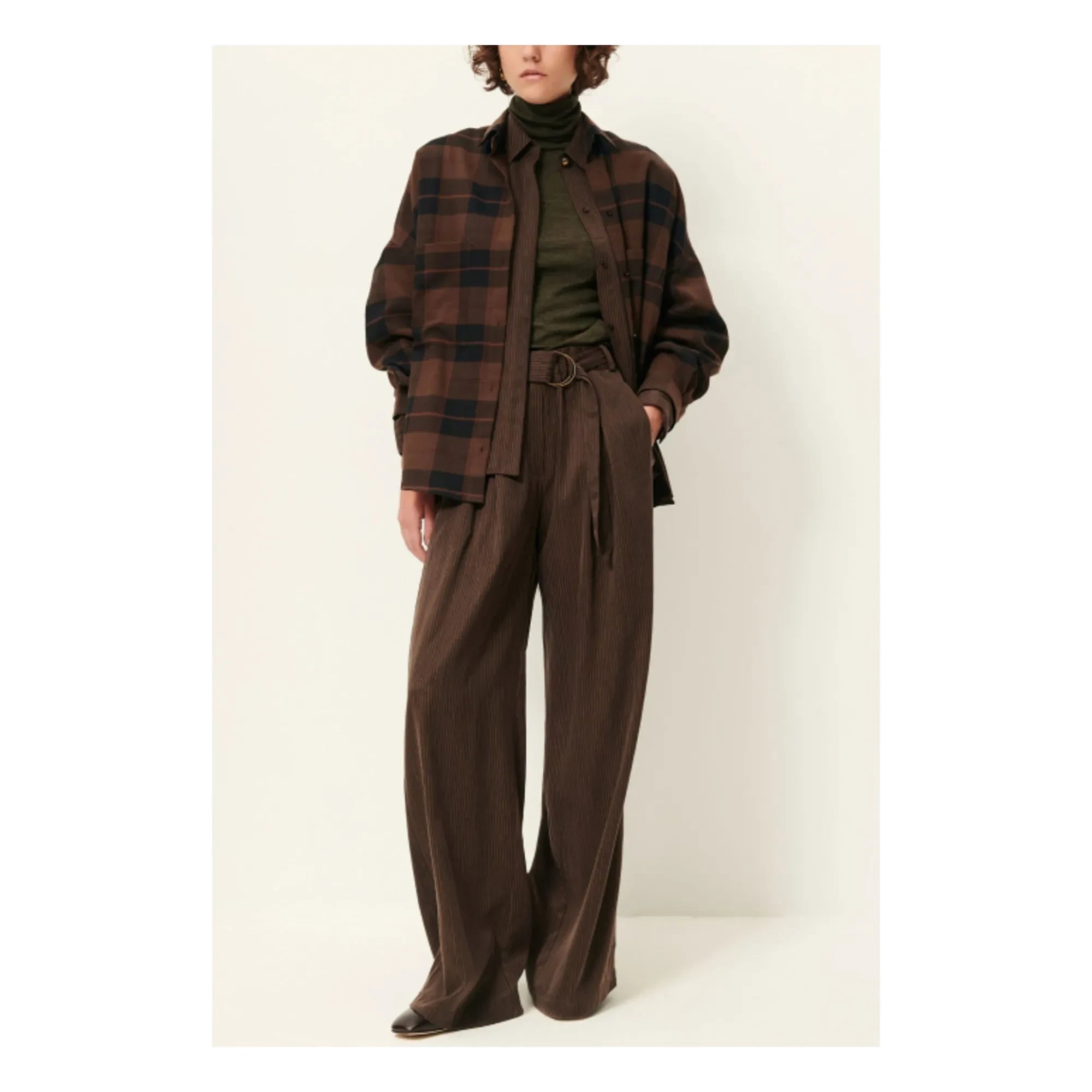 Sessùn - Rim C Striped Pants | Brown