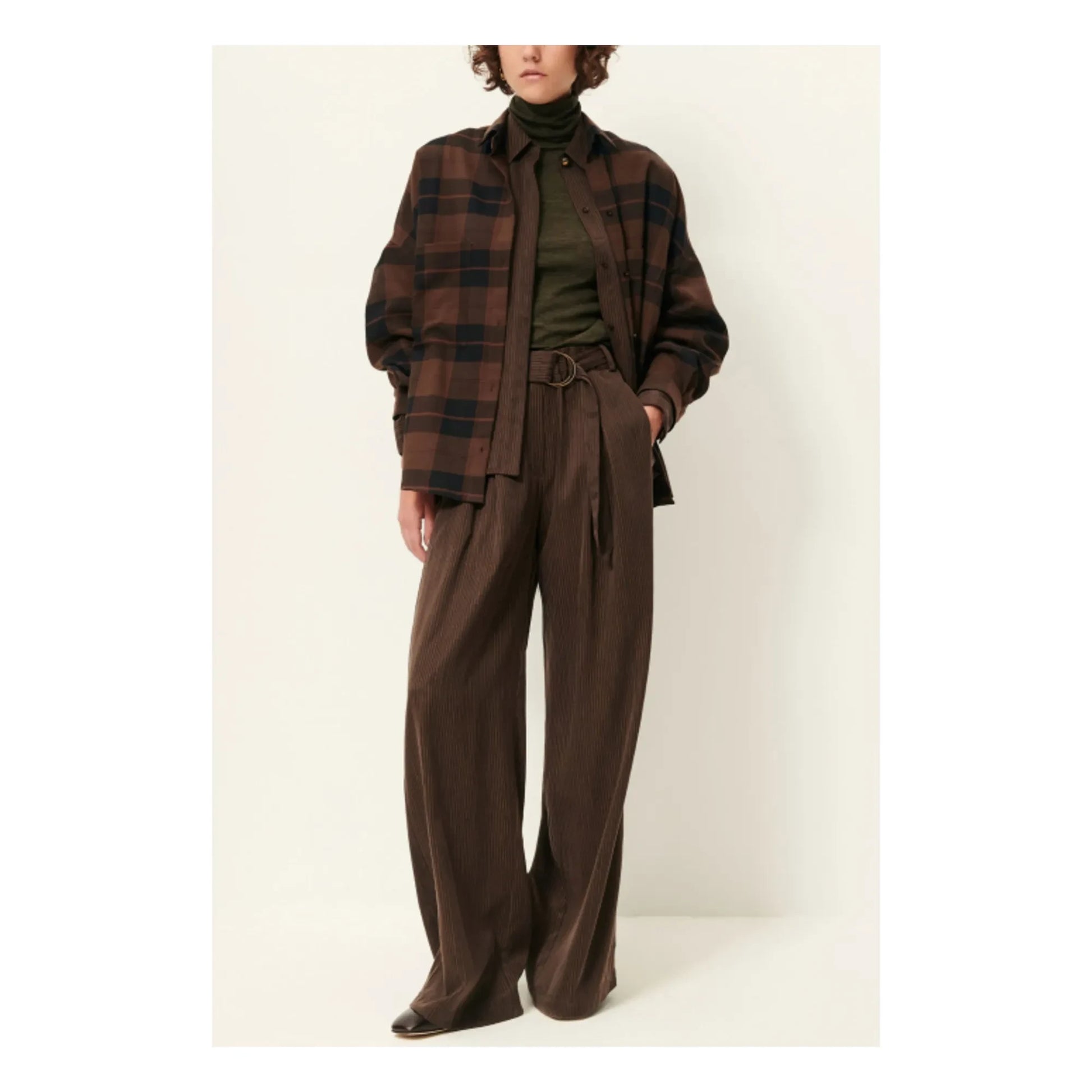 Sessùn - Rim C Striped Pants | Brown