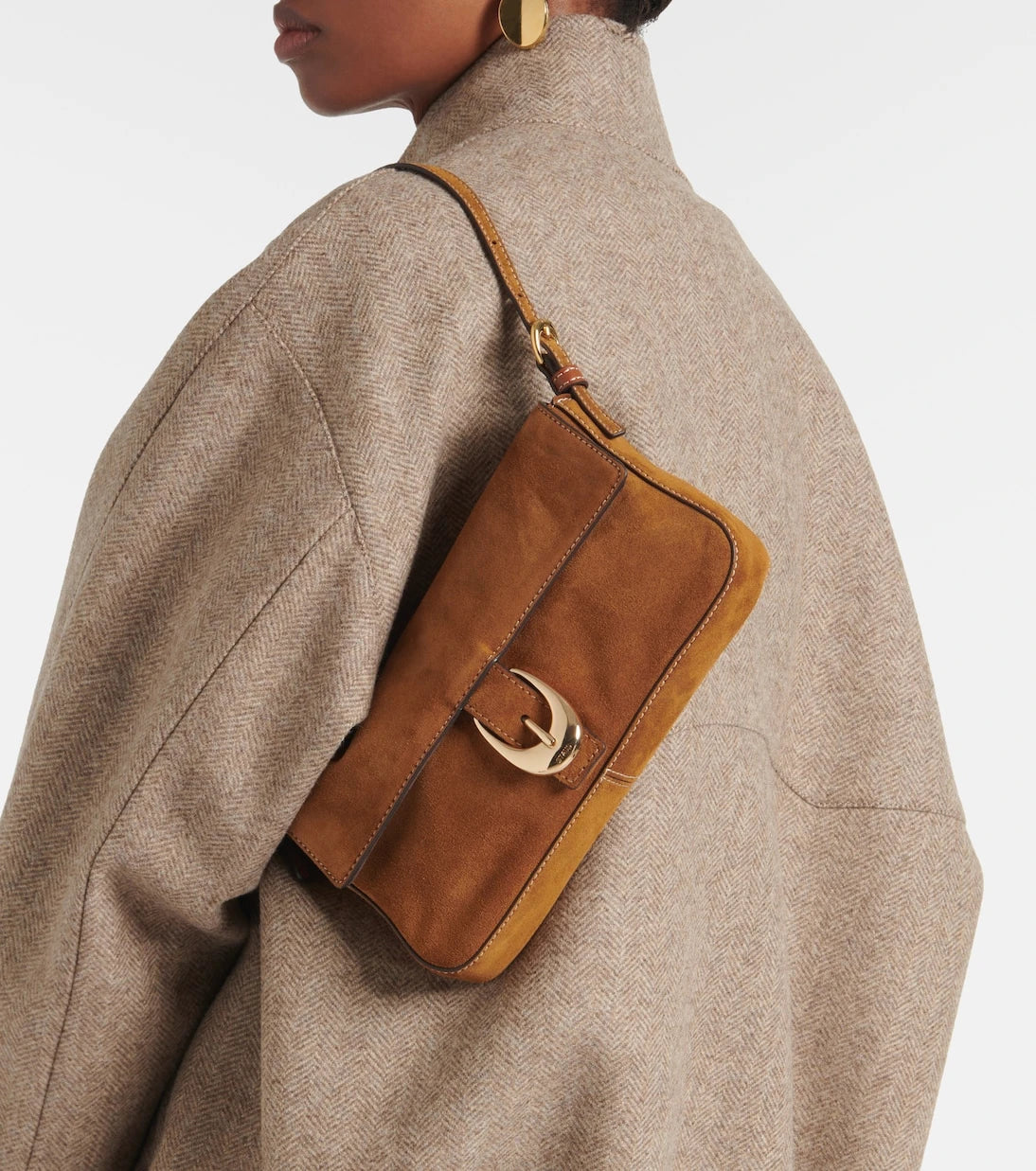 Staud - Harlow suede shoulder bag