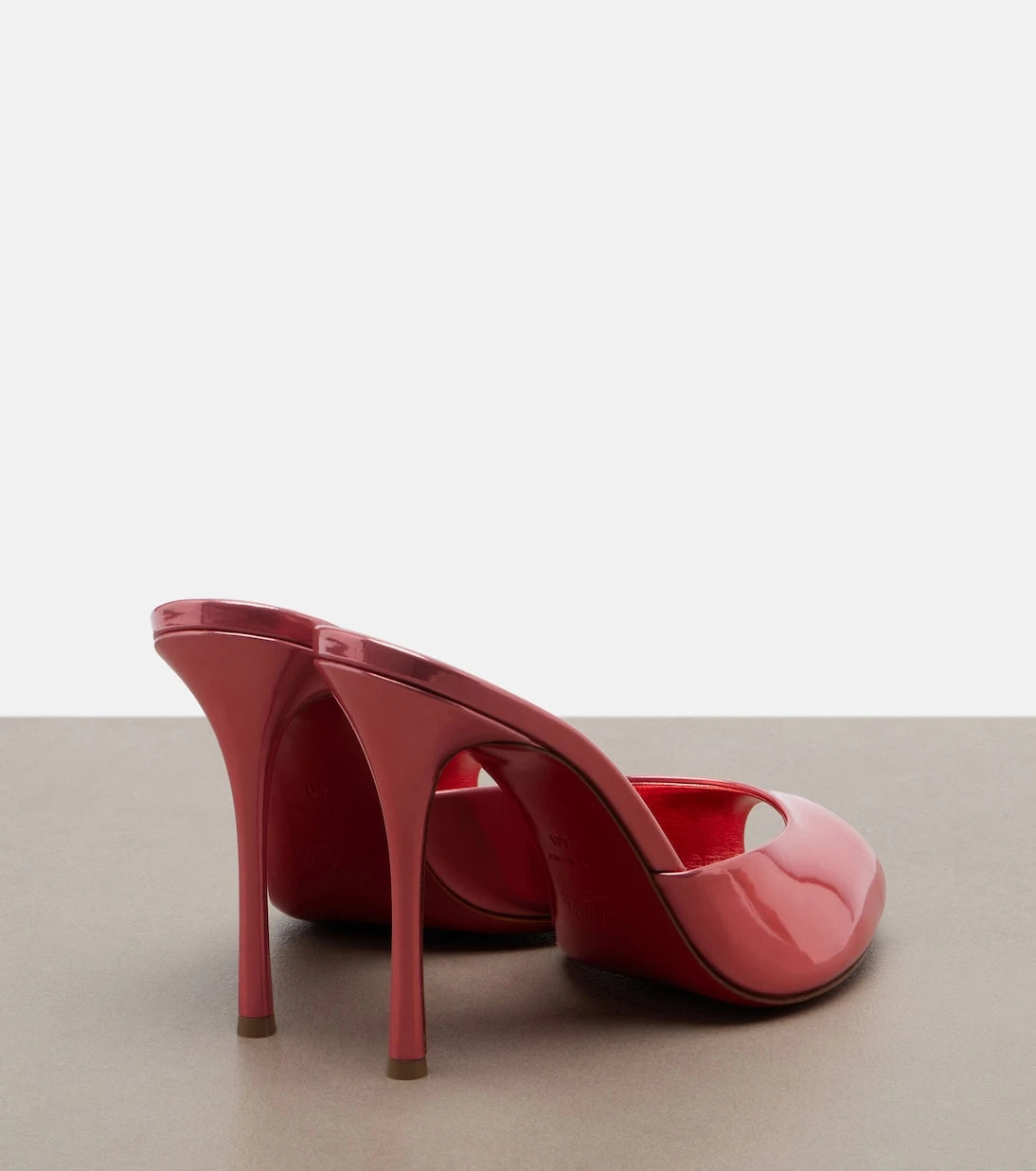 Christian Louboutin - Me Dolly laminated leather mules
