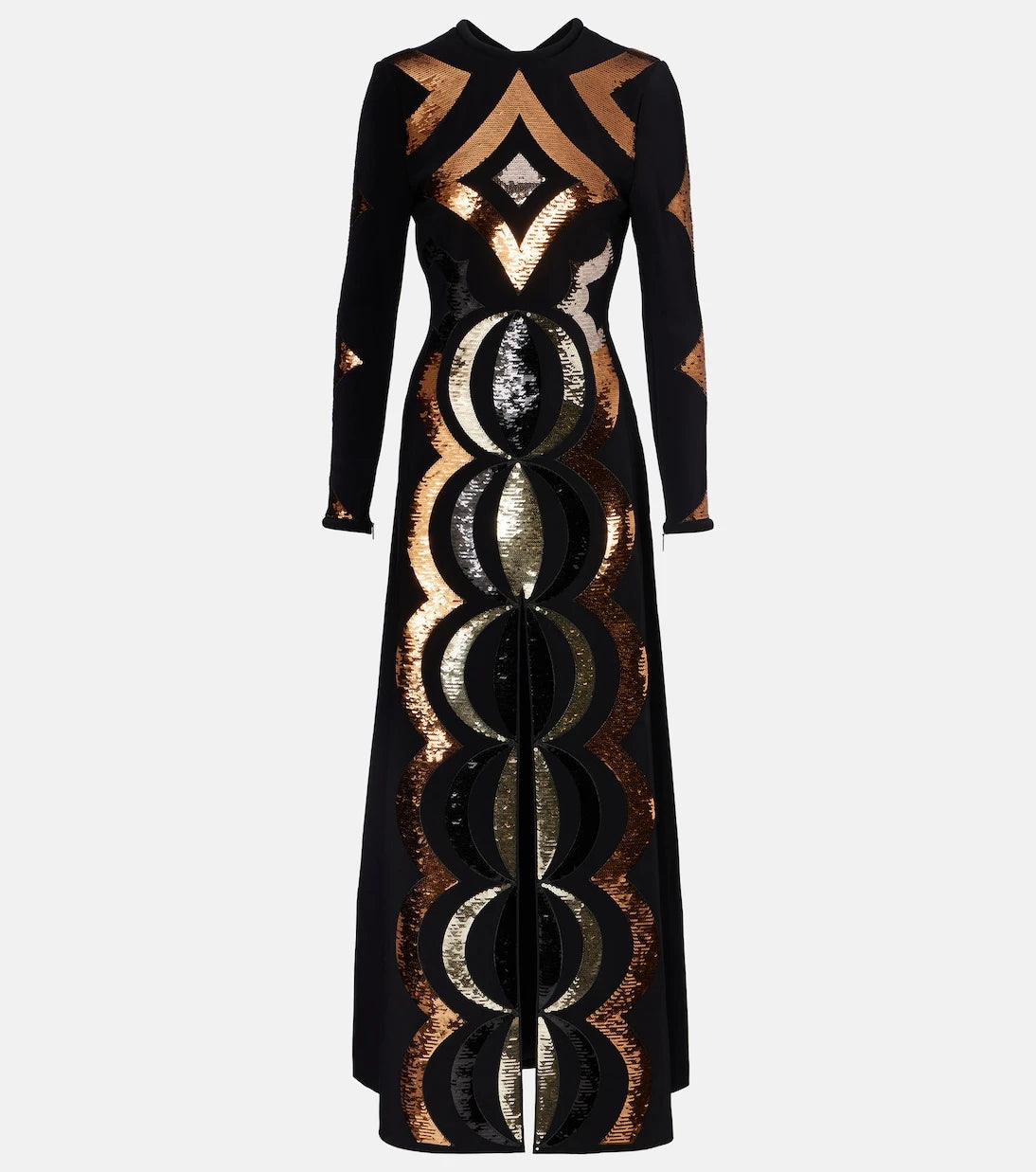 Pucci - Sequined open-back gown