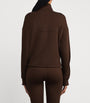 Brown Jersey Half-Zip Sian Sweatshirt