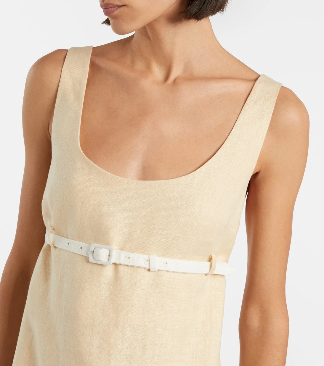 Posse - Pamela belted linen minidress