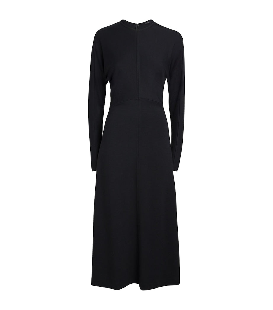 Joseph Black Jersey Midi Dress