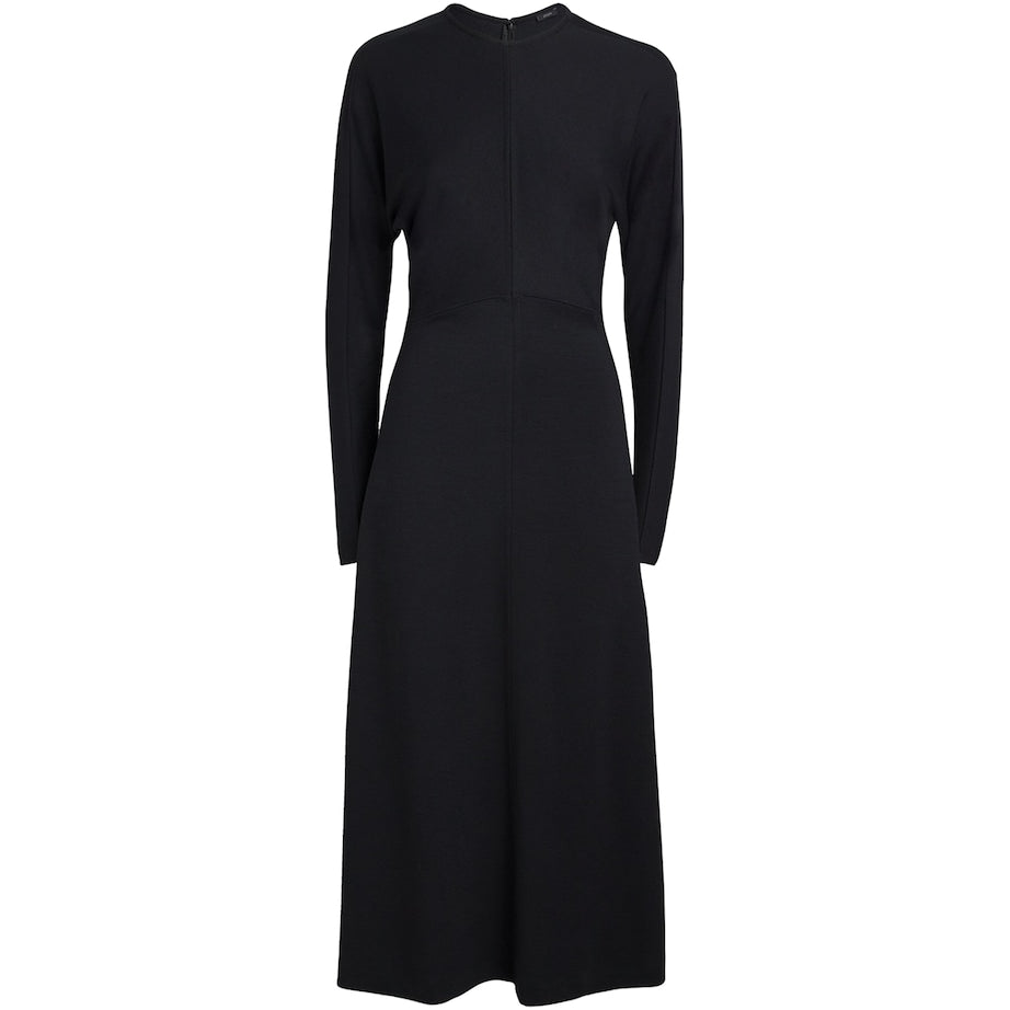 Joseph Black Jersey Midi Dress