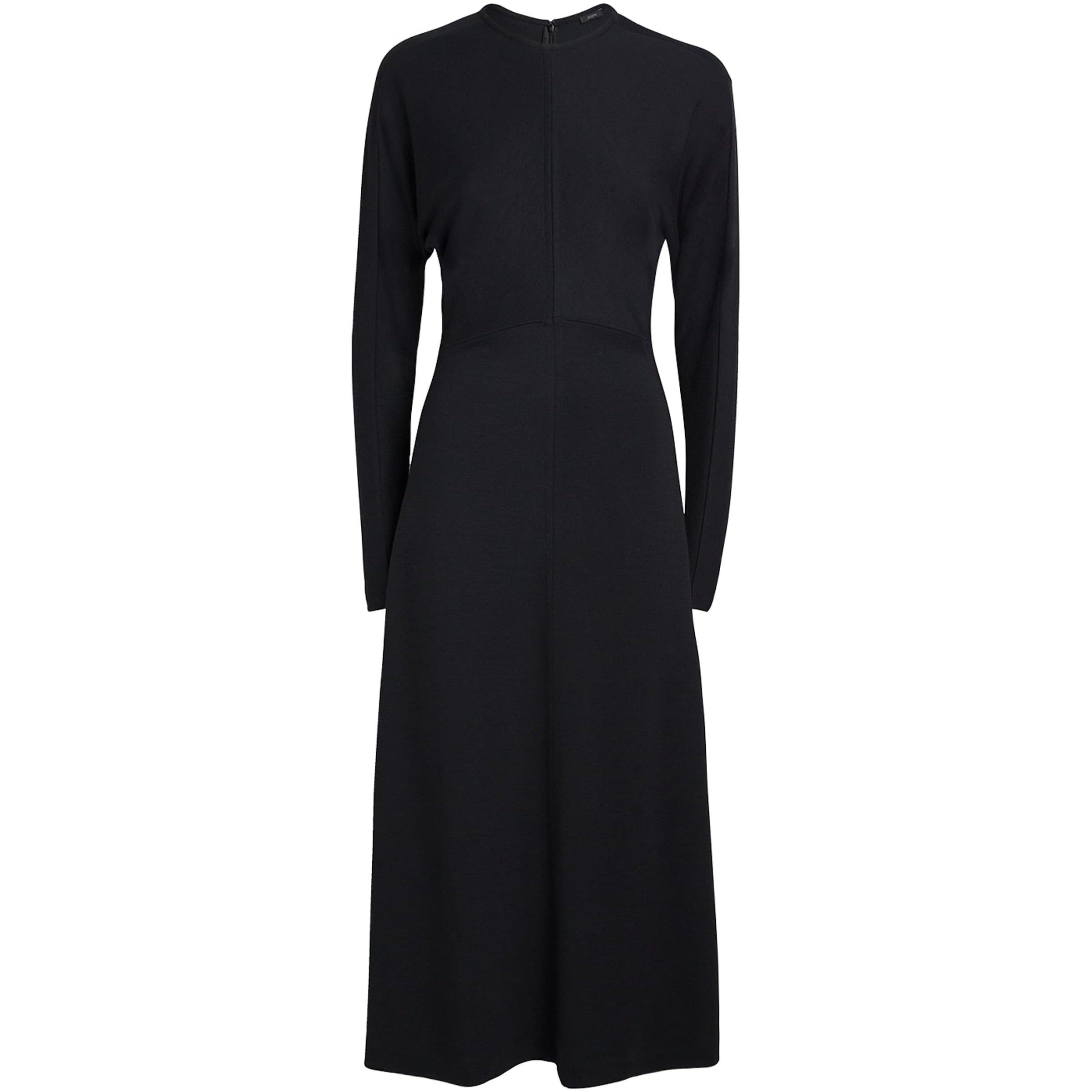 Joseph Black Jersey Midi Dress